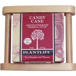  Patchouli Aromatherapy Herbal Soap on Wood Soap Dish 