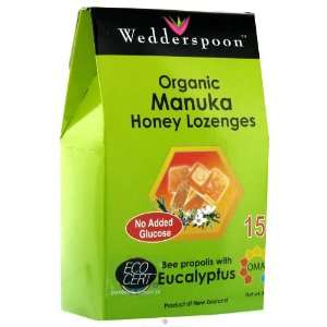 Wedderspoon Organic   Honey Lozenges Manuka with Bee 