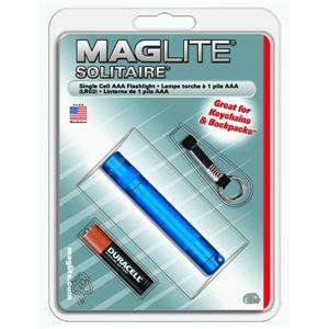 Blue keychain Solitaire Minimag Maglite, K3A116  