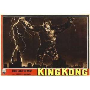  King Kong Movie Poster (11 x 14 Inches   28cm x 36cm) (1933 