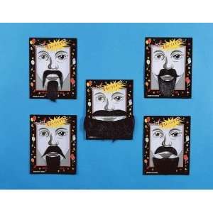   7699 Assorted Beards And Moustaches Costume Accessory Toys & Games