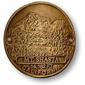 Mt. Shasta Hiking Stick Medallion
