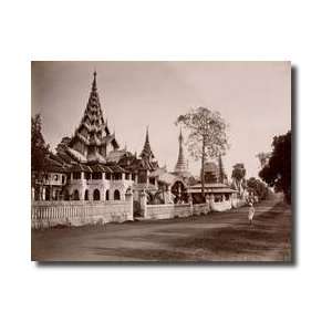   And Pagodas At Moulmein Burma C1890 Giclee Print