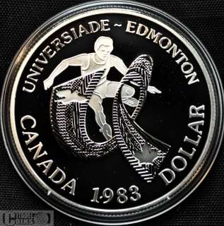 1983 Canada $1 Proof Silver Dollar  