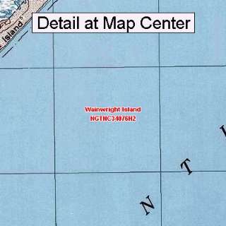  USGS Topographic Quadrangle Map   Wainwright Island, North 