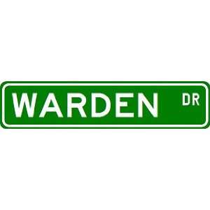  WARDEN Street Sign ~ Custom Aluminum Street Signs Sports 