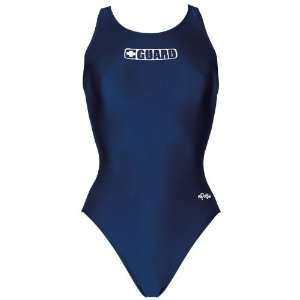  Dolfin Swimwear Guard Swimsuit With HP Back GUARD NAVY 36 