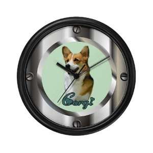 Pembroke Welsh Corgi Pets Wall Clock by  