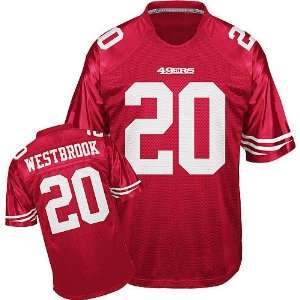  NFL Jerseys San Francisco 49ers #20 Brian Westbrook Red 