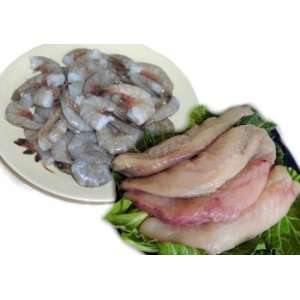 lbs. Monkfish and 2 lbs. Jumbo Shrimp Grocery & Gourmet Food
