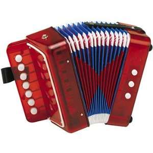  Hohner UC102R Toy Accordion   Red Musical Instruments