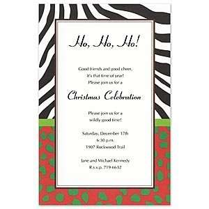  Wild Holidays Invitation Holiday Invitations Health 