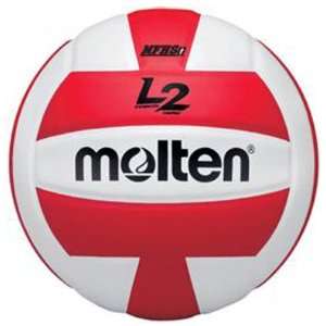 Molten NFHS NCAA L2 Composite Volleyballs RED/WHITE NFHS 