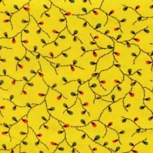   on Chrome Yellow Fabric By Windham Fabrics Arts, Crafts & Sewing