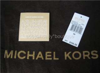 MICHAEL KORS $448 Uptown Astor Chain Large Shoulder Leather Bag 