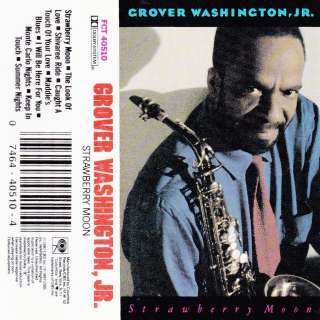 Strawberry Moon   Grover Washington Jr. (Cassette 1987, Columbia) in 