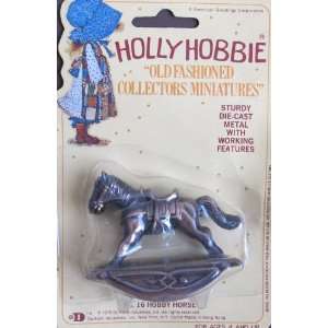 Vintage HOLLY HOBBIE Die Cast METAL HOBBY HORSE No. 16 Old Fashioned 