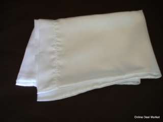NEW Standard WHITE SATIN Pillowcase Pillow Cover NEW  