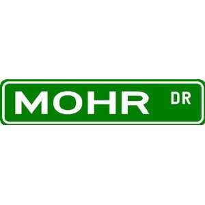  MOHR Street Sign ~ Family Lastname Sign ~ Gameroom 