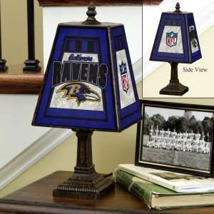  Baltimore Ravens Glass Table 14 Lamp