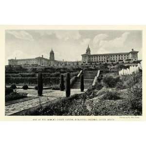 1925 Print Pretoria South Africa Alan Yates Capitol Building Colonnade 
