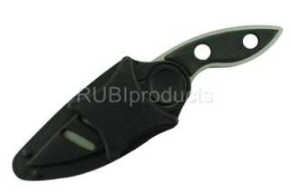 Tanto Blade Hunting Knife with Sheath Skinner Black Neck Sports 