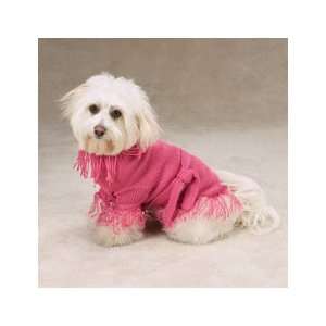  Zack & Zoey ~ Fringed Belted Sweater ~ Pink ~ Medium [Misc 