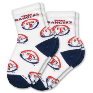  MLB Texas Rangers Kids Child Socks (2 Pack) Sports 