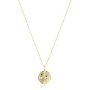  Mizuki Charm Cross Necklace, 18 Jewelry