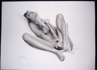 Jon Hul Soft & Sexy Signed Art Giclee 22 x 30  
