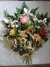 Casket Pillow Designs Funeral Flowers Rose Bouquet Pure Country Charm 