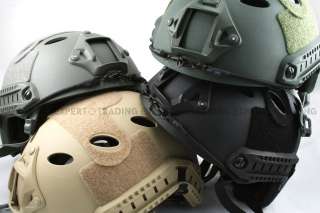 Fast Style Base Jump Helmet Navy Seal Carbon Shell Helmet Black 01859 