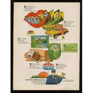   American Oil American Scene Prizes Print Ad (9656)