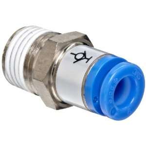SMC KC Series Brass Self Seal Tube Fitting, Connector, 6mm Tube OD x 1 