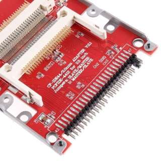 Dual CF Compact Flash to 44 pin IDE 2.5 Male Adapter  