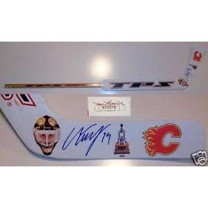  Mikka Kiprusoff Signed Calgary Flames Goalie Stick Jsa 