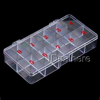 New Nail Art Display Box Case Storage Acrylic Container  
