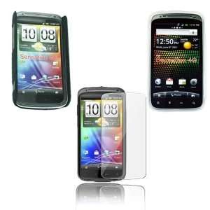  and Clear Crystal Screen Protector for HTC Sensation 4G Android Phone