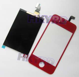 New LCD Display&Touch screen Digitizer For Iphone 4G Red  