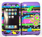 Hybrid Silicone+Cover Case for APPLE iPod Touch iTouch 4 4th PP/Glow 