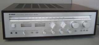 Yamaha Natural Sound Stereo Receiver Amplifier CR 640 Silver & Wood 
