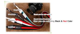 MATIN Triple38(Black&Red) Camera Neck Shoulder Strap  