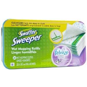 Swiffer Sweeper Wet Mopping Cloth Refill Lavender Vanilla & Comfort 24 