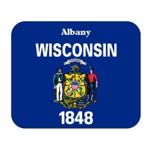 US State Flag   Albany, Wisconsin (WI) Mouse Pad 