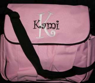 This Listing is for one Personalized diaper bag with your babies name