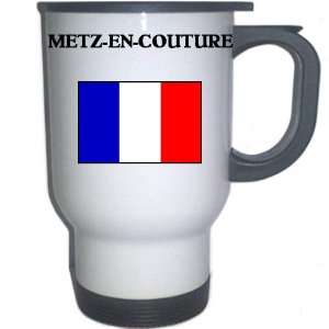 France   METZ EN COUTURE White Stainless Steel Mug