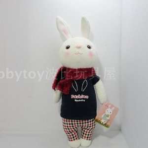  lovely black rabbit metoo tiramitu plush doll model toy 