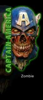 CAPTAIN AMERICA ZOMBIE (Marvel Zombies) LATEX MASK Prop  