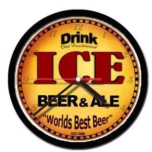  ICE beer and ale cerveza wall clock 
