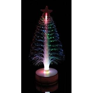   Operated Fiber Optic Lighted LED Iced Oak Tree #04200